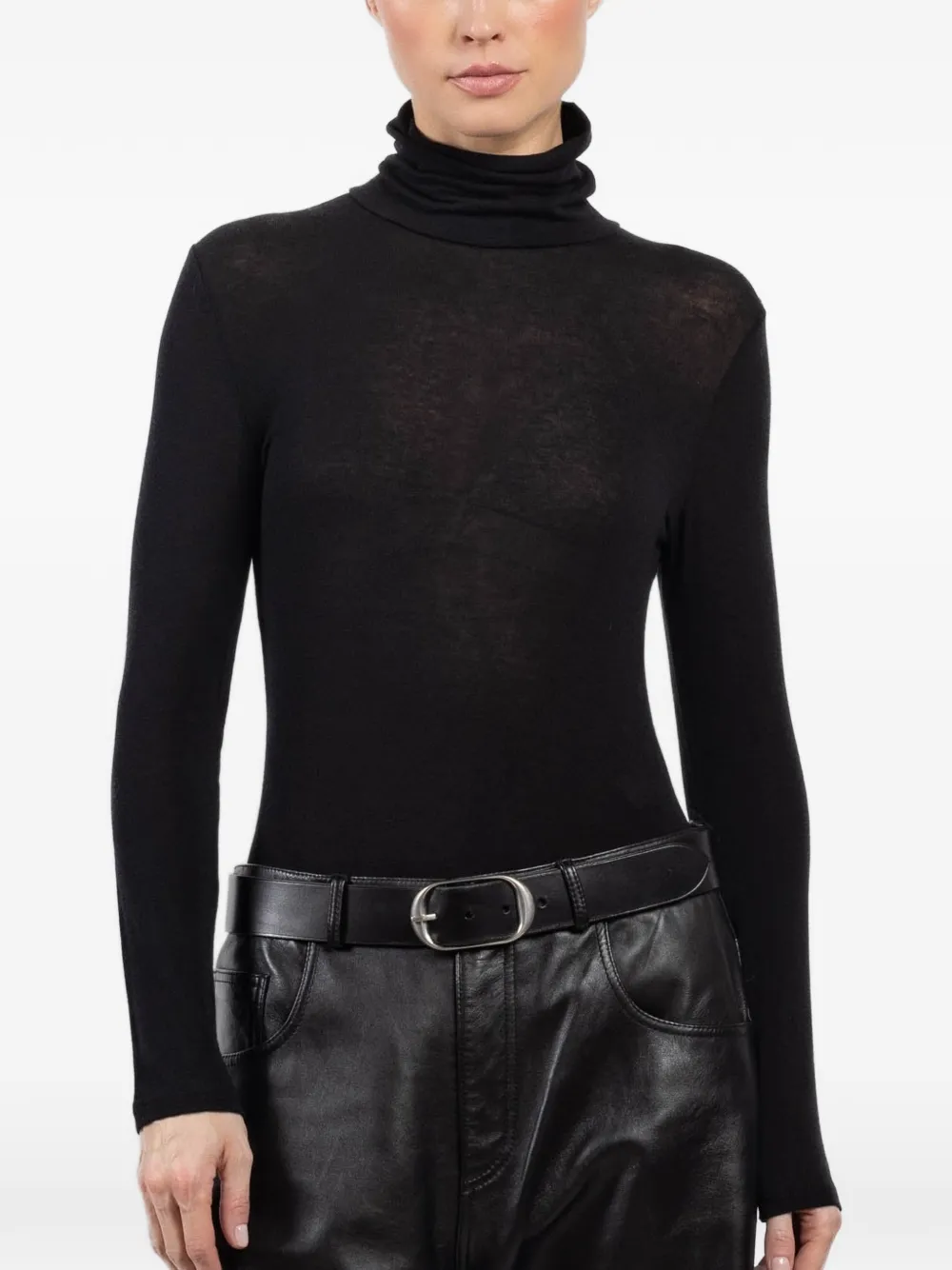 KONTATTO turtleneck sweater - Nero