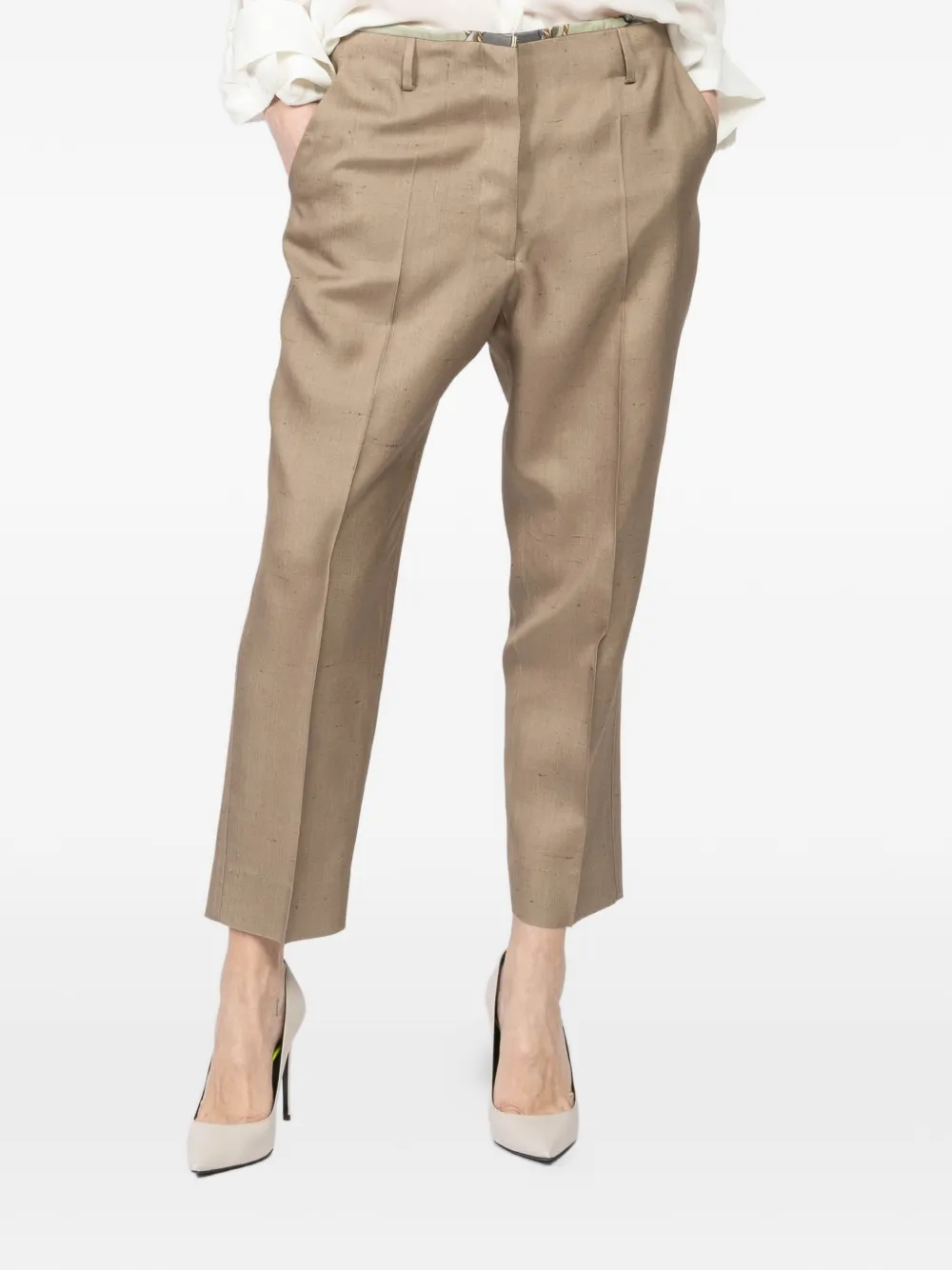  Ibrigu Silk Trousers - Neutrals 
