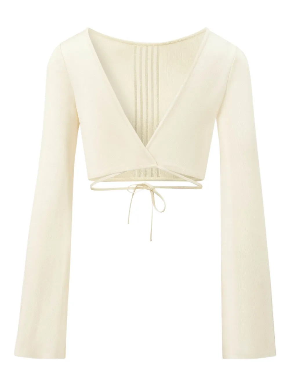 La Galpa Ancho long-sleeve striped top - Toni neutri