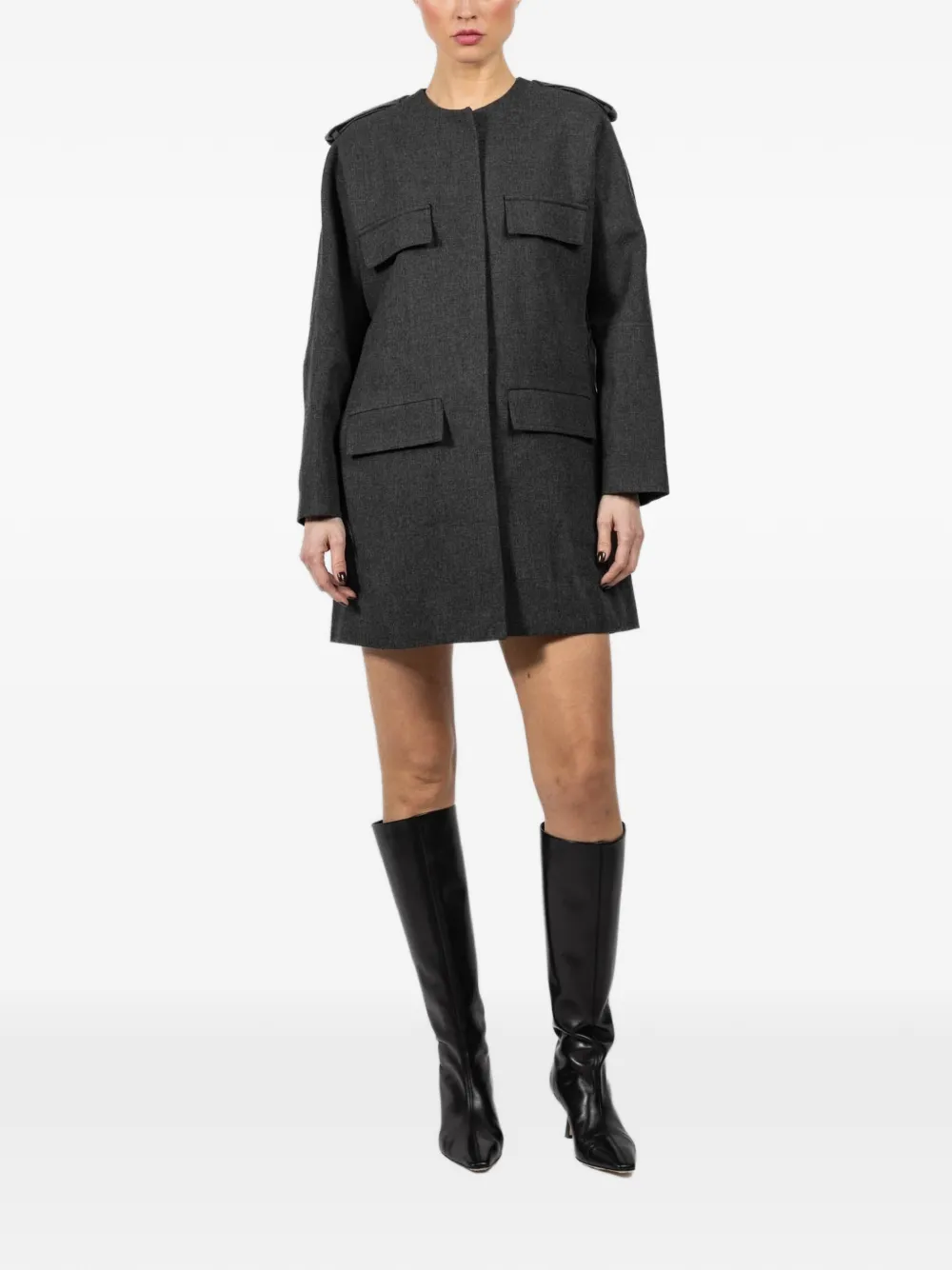 Margaux Lonnberg Tess mini dress - Grigio