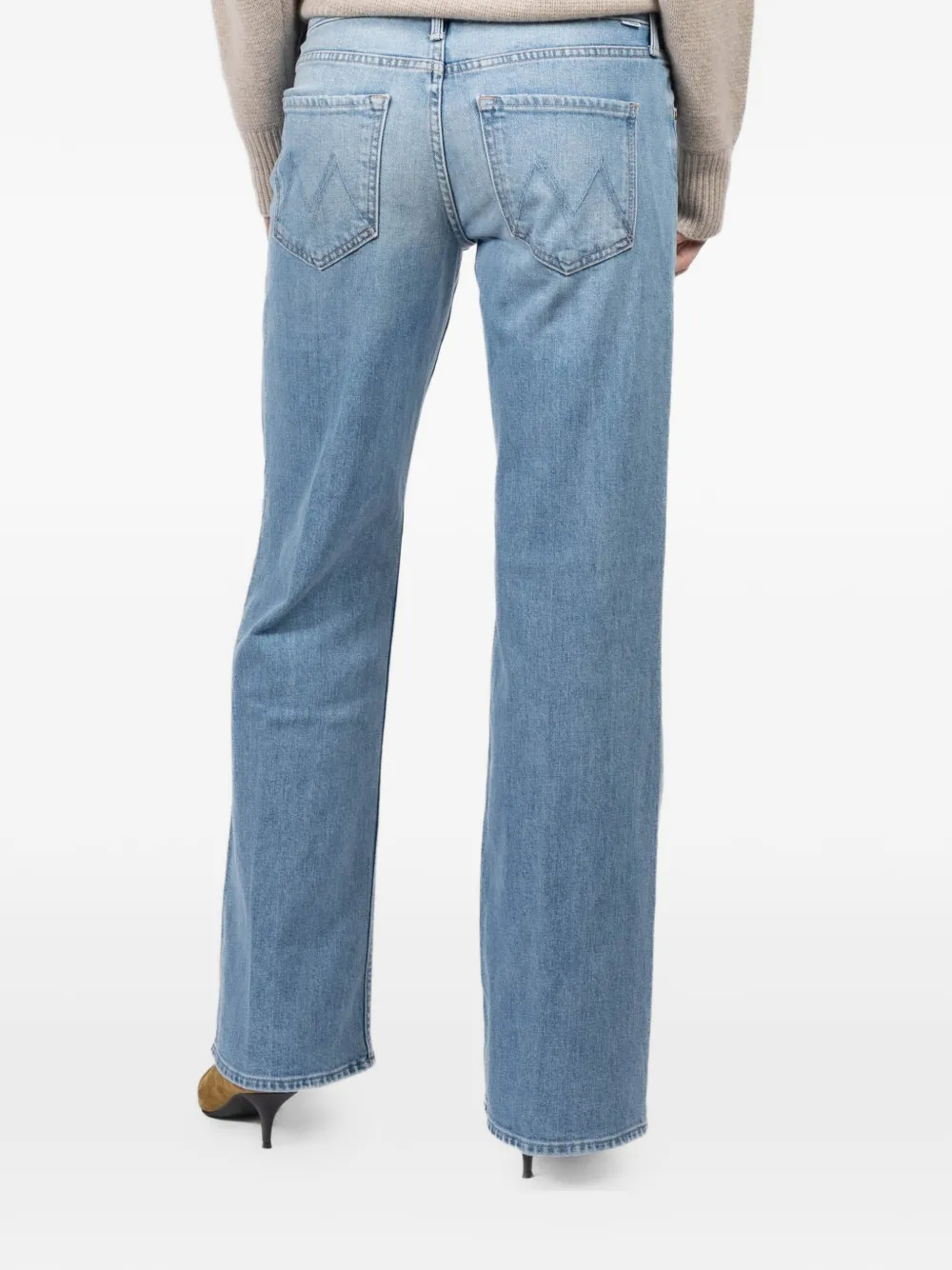 MOTHER Bookie Sneak pocket denim jeans Blauw