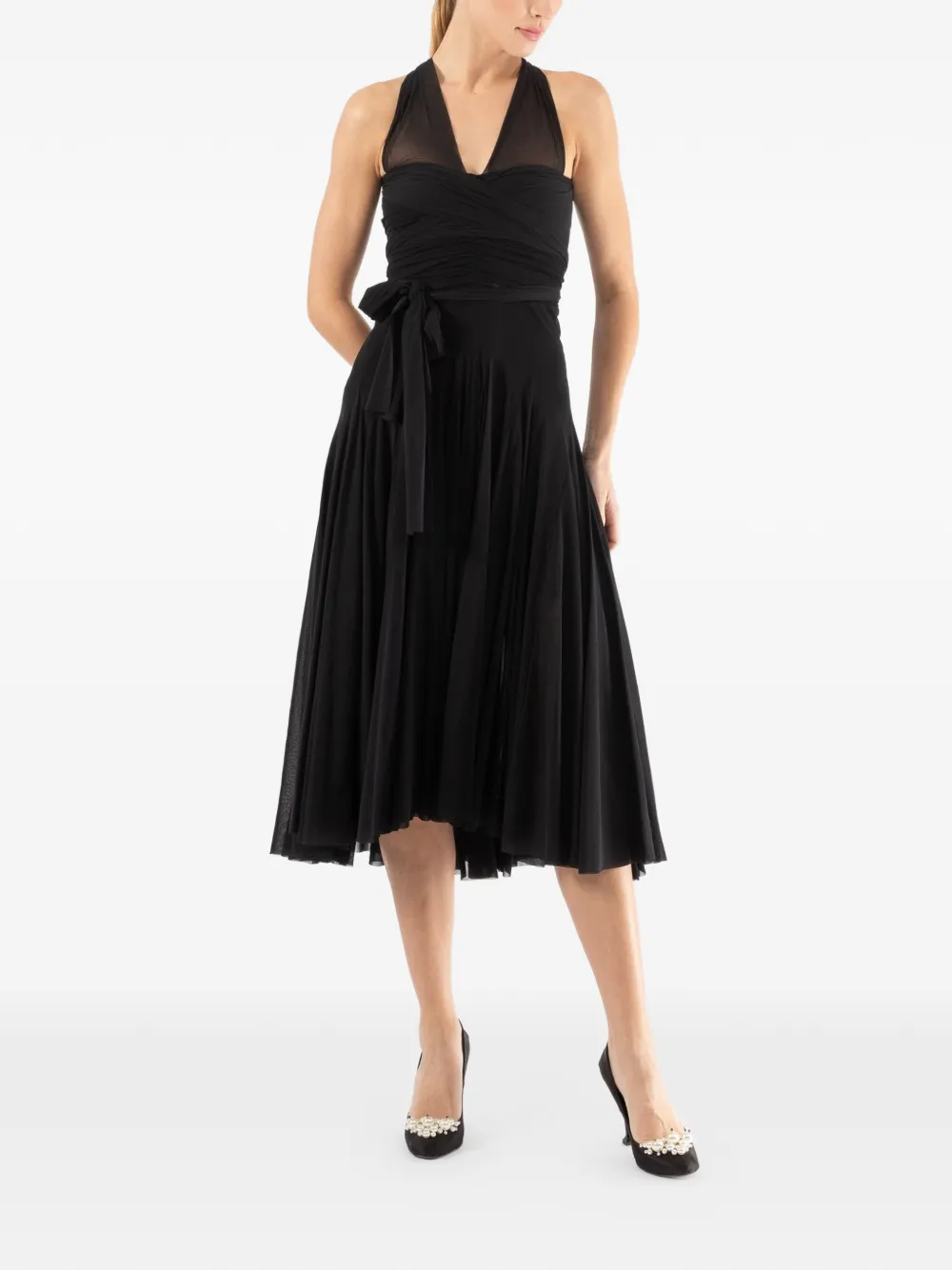 Philosophy Di Lorenzo Serafini Jurk met korte mouwen - Zwart