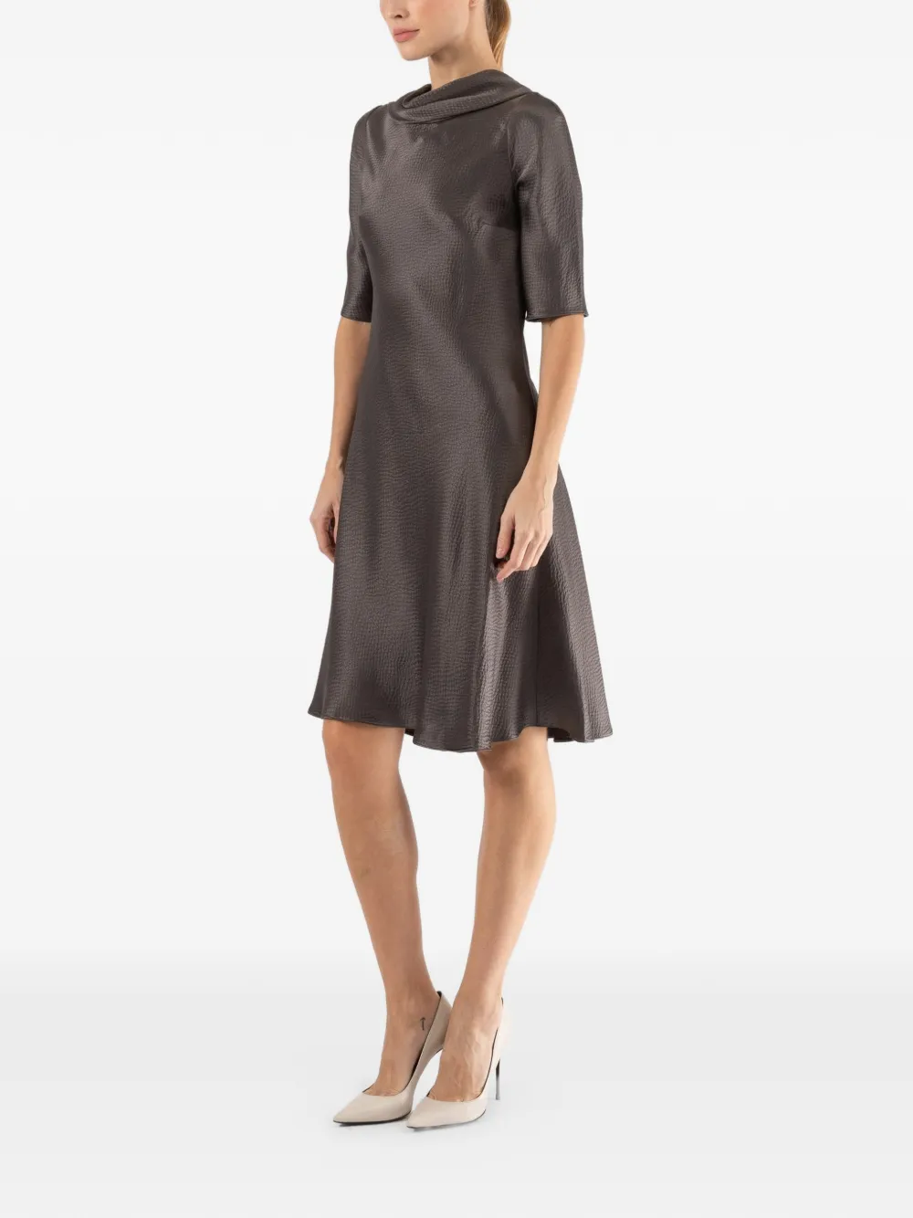  Peter Cohen Vic Short-sleeve Mini Dress - Grey 