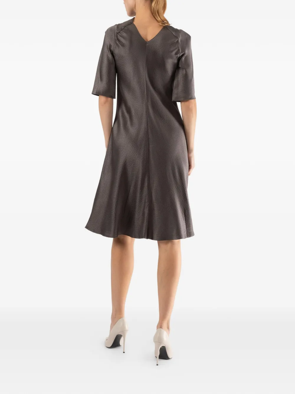 Peter Cohen Vic mini-jurk met korte mouwen Grijs