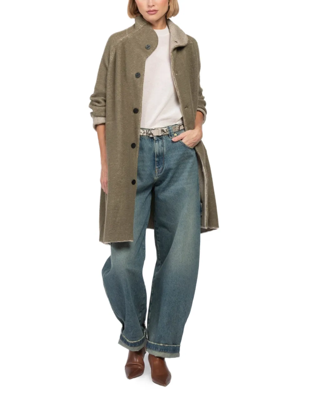 Oyuna Nyala reversible coat - Groen