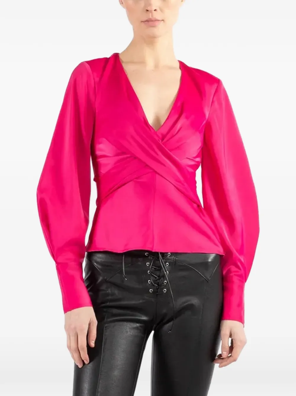 STAUD Madison blouse - Rosa