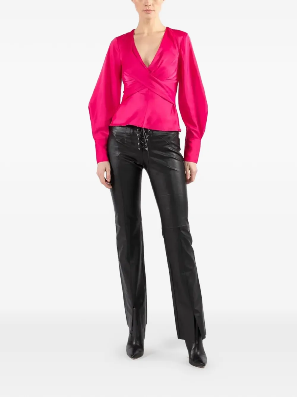 STAUD Madison blouse - Roze