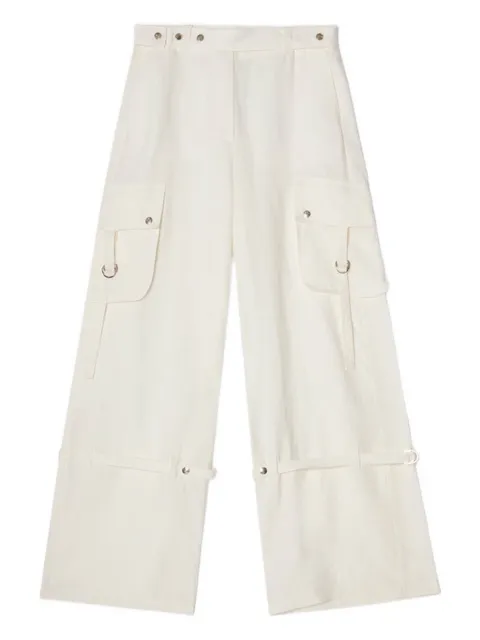 Teurn Studios cargo-pocket strap-detail trousers