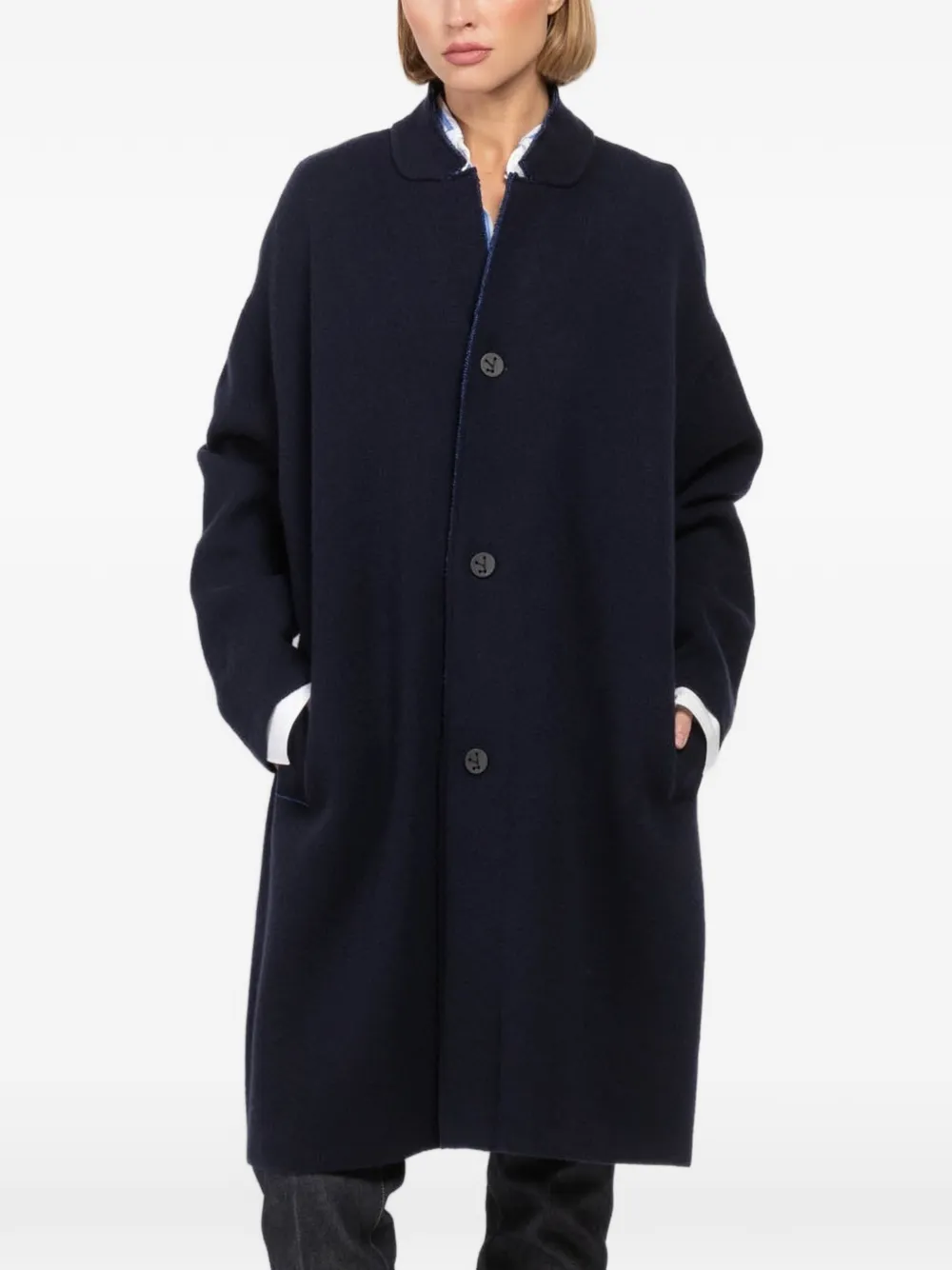 Oyuna Storm relaxed-fit coat - Blu