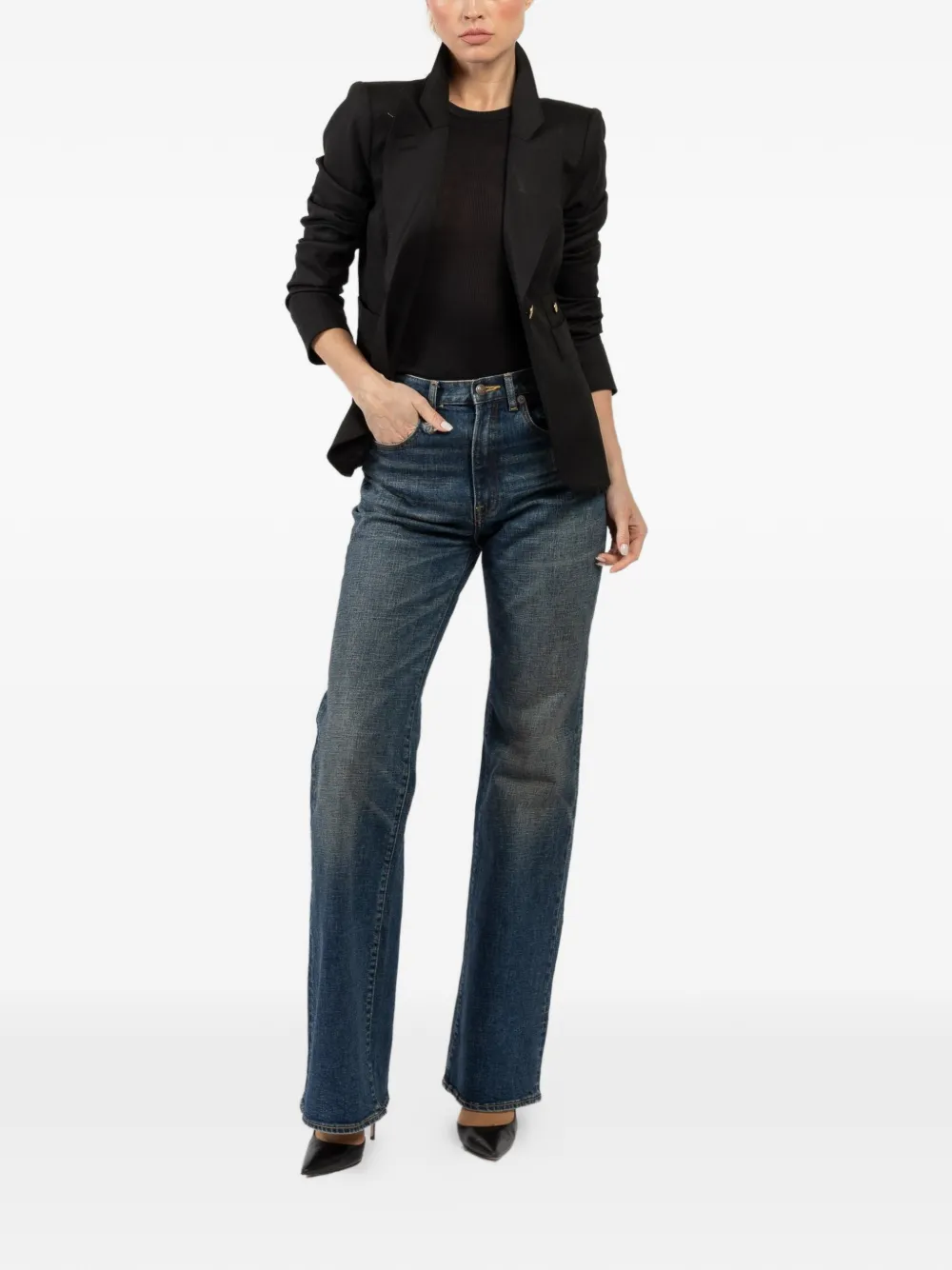  Smythe Single-breasted Blazer - Black 