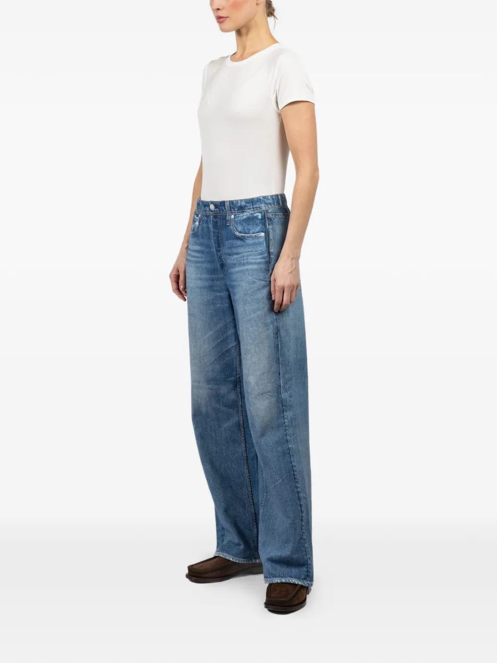  Rag & Bone Distressed Jeans - Blue 