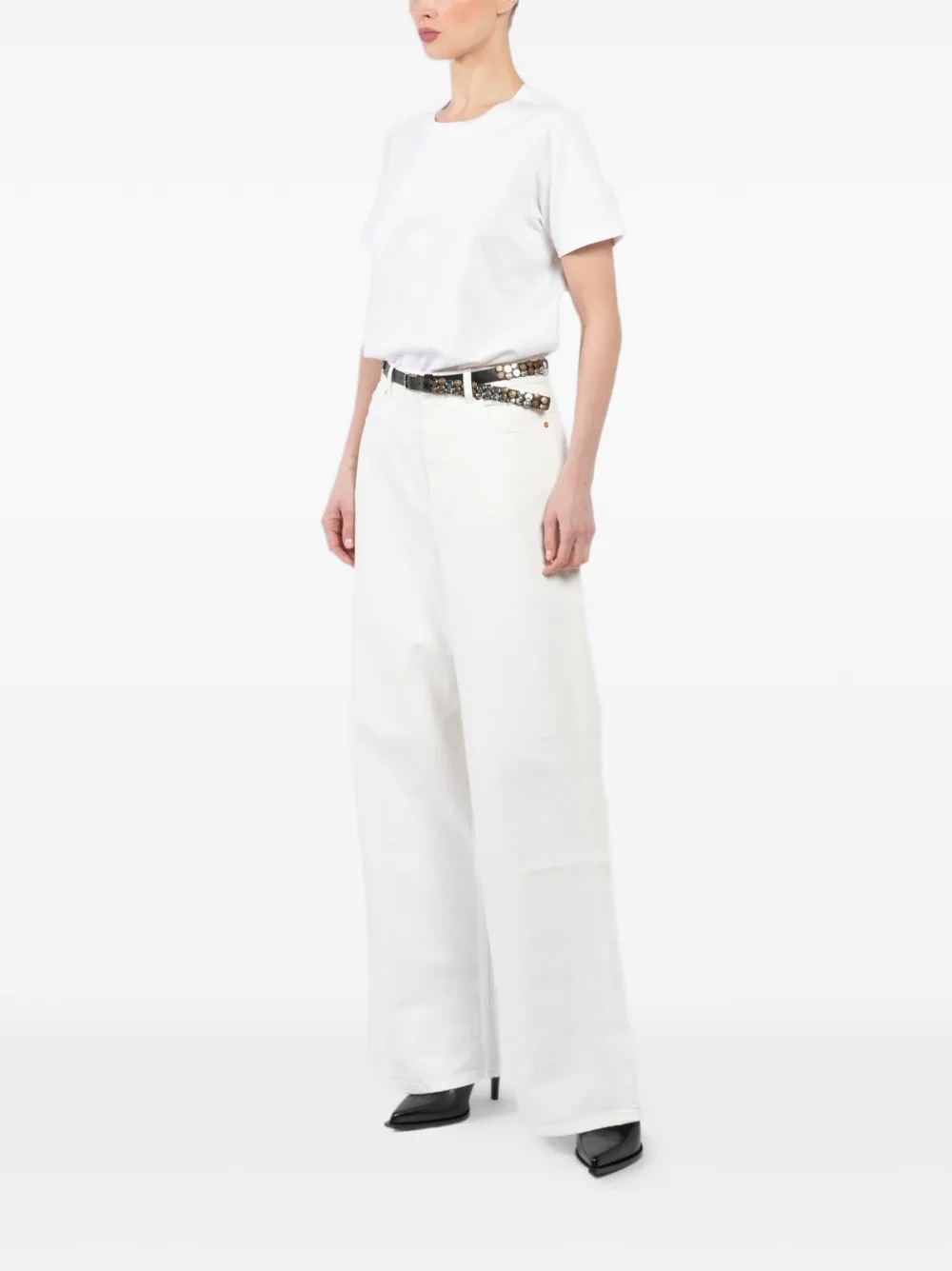  Teurn Studios Cotton Jeans - White 
