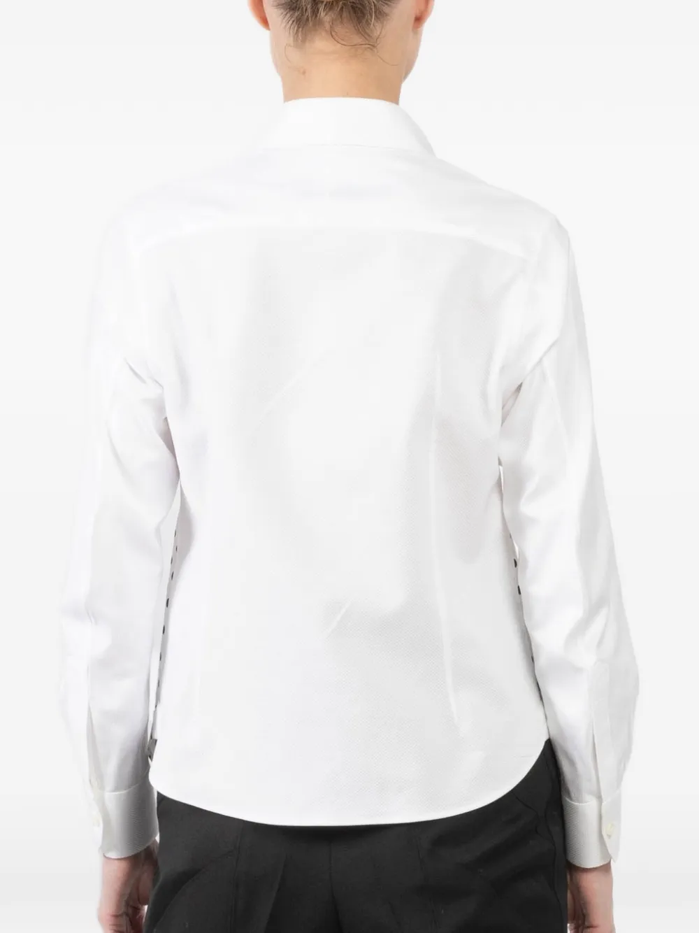 Shiro Sakai Blouse met stippen Wit