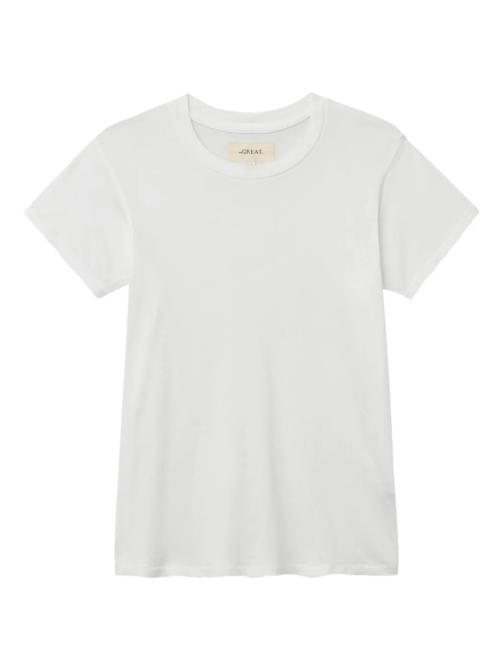 The Great. slim-fit short-sleeve T-shirt - Bianco