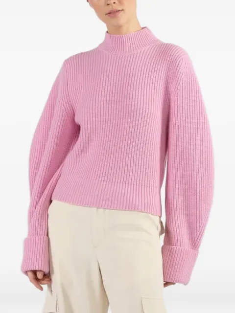 SA SU PHI ribbed high-neck sweater