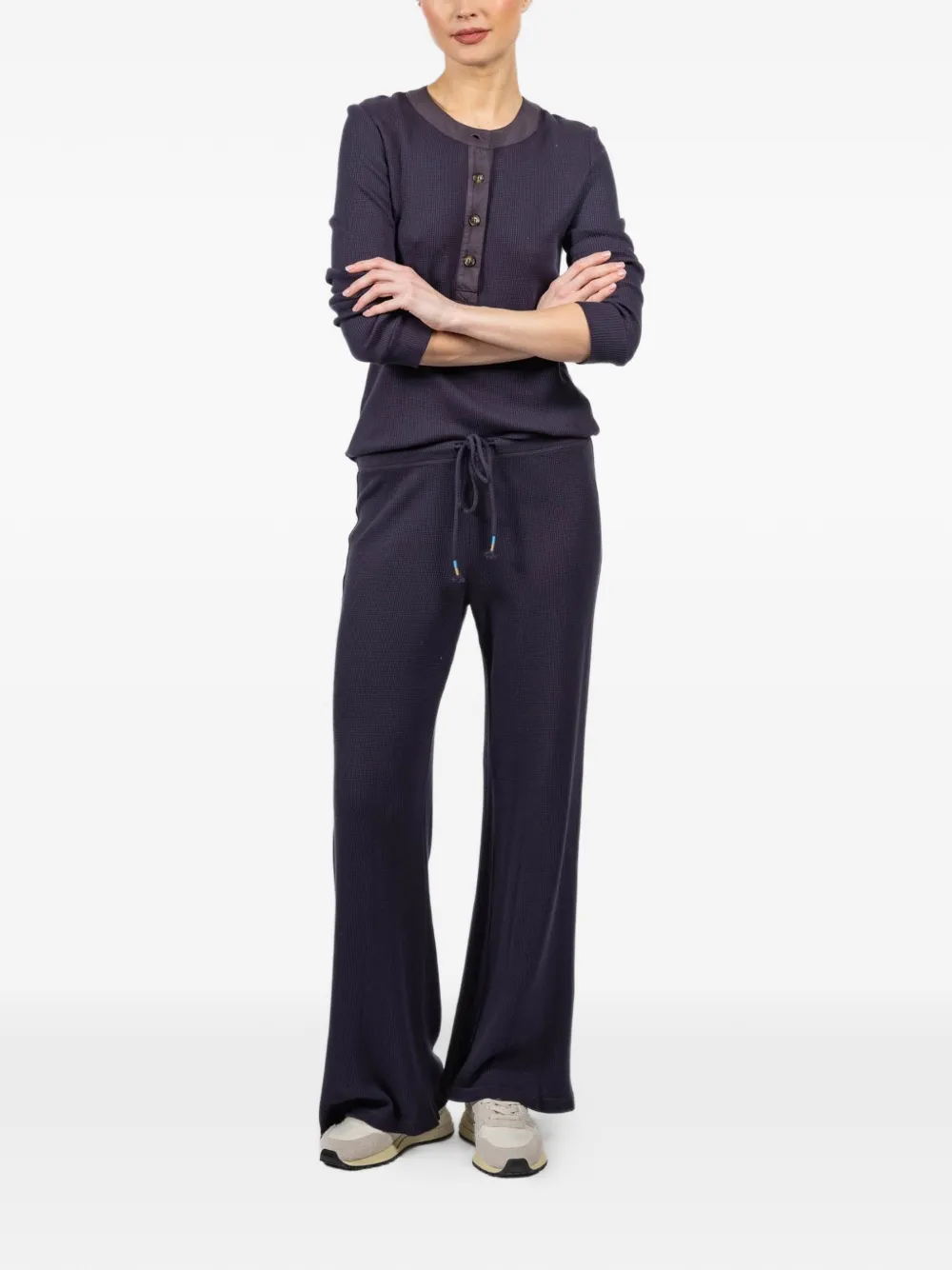  Xirena Buttoned Long-sleeved T-shirt - Grey 
