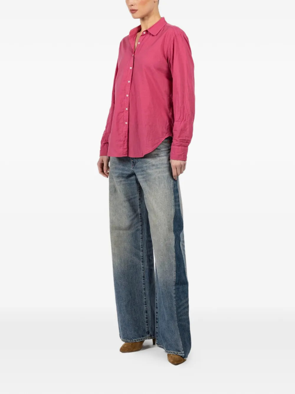 Xirena Beau blouse met knopen Roze