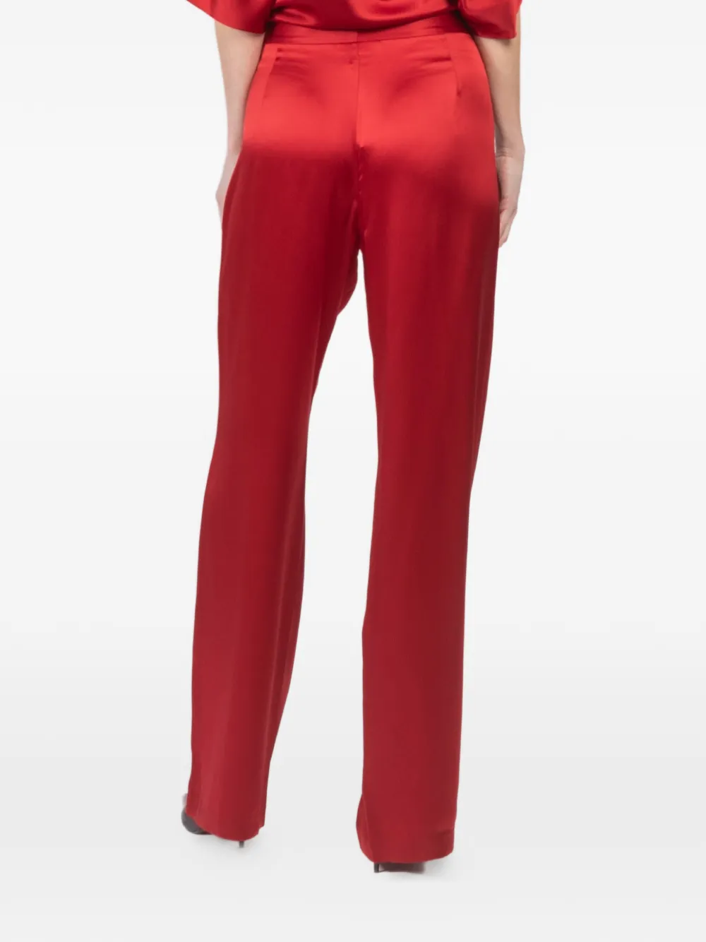  The Sei Tie Wide-leg Trousers - Red 