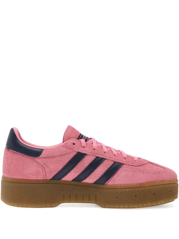 Adidas Handball Spezial Bold three-stripes Platform Sneakers | Pink |  FARFETCH