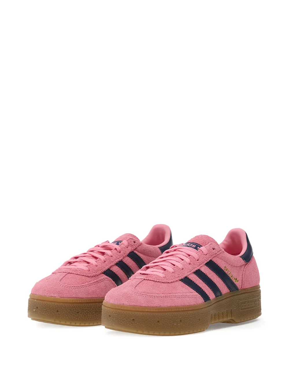 Adidas Handball Spezial Bold three-stripes platform sneakers - Roze