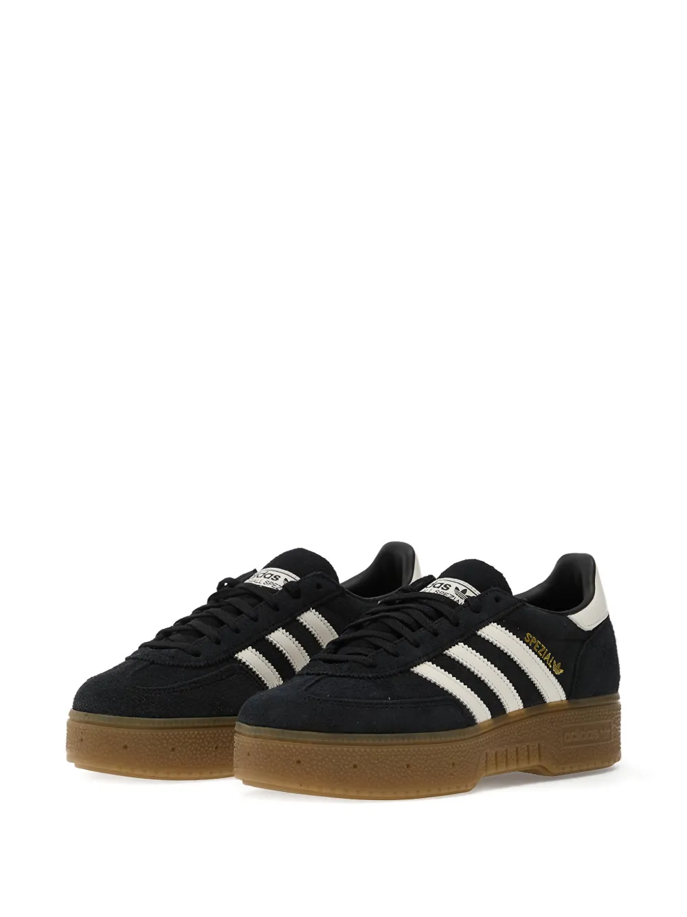 Adidas Handball Spezial Bold stripes sneakers - Zwart