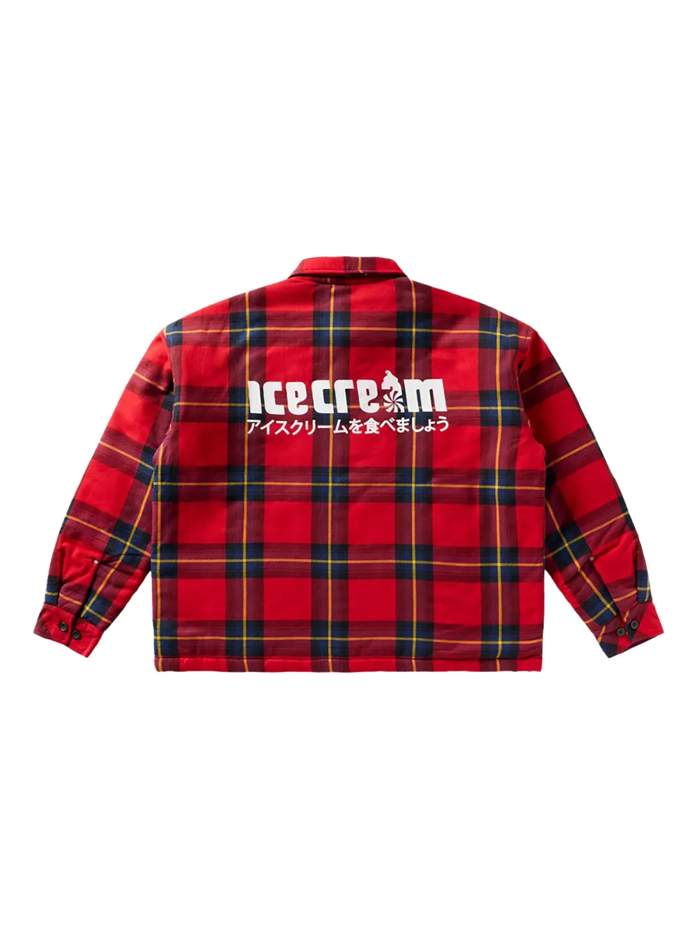 ICECREAM checked shirt - Rood