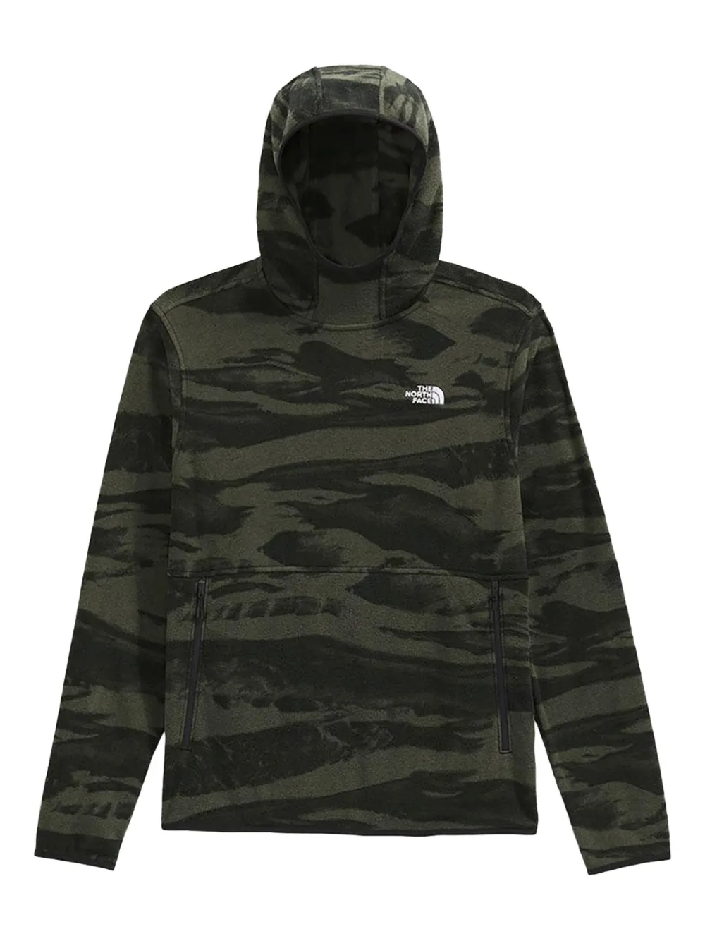 The North Face camouflage hoodie - Grün
