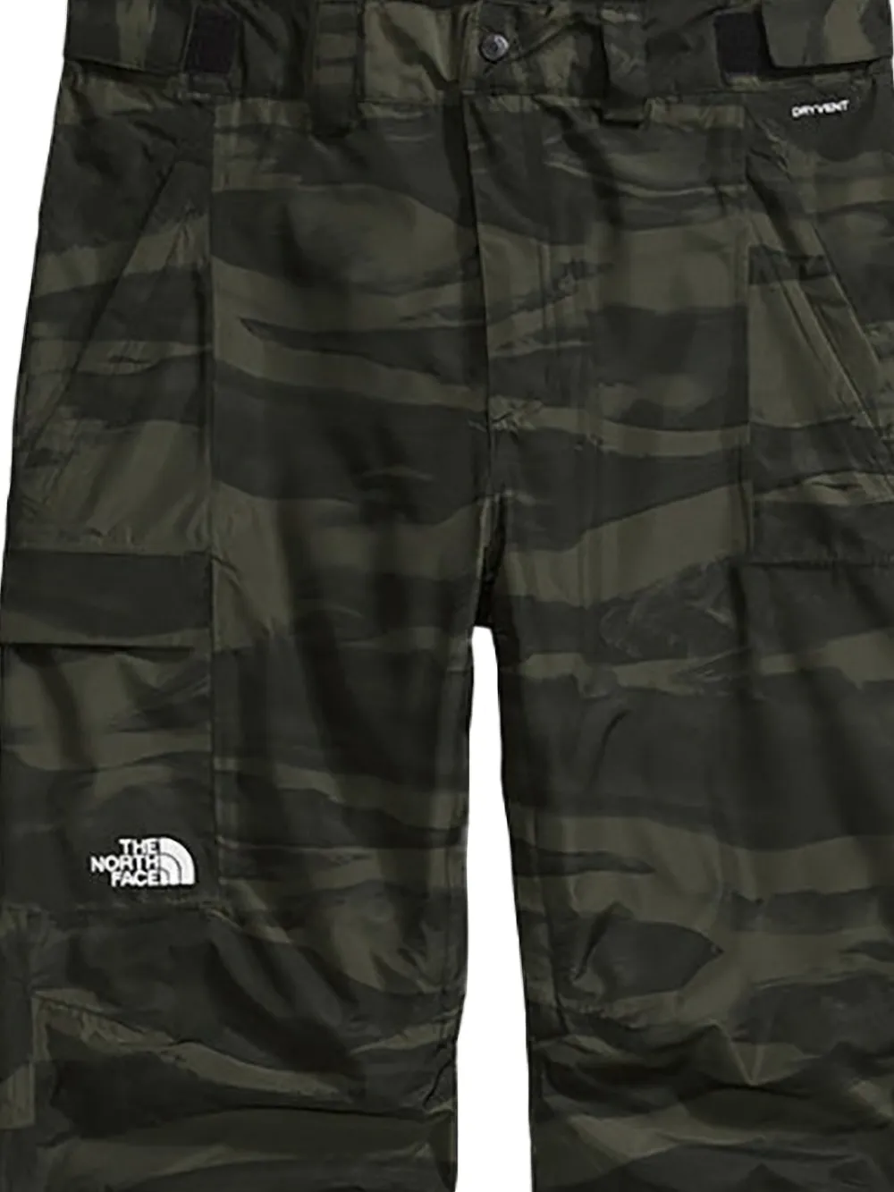 The North Face camouflage-pattern trousers - Groen