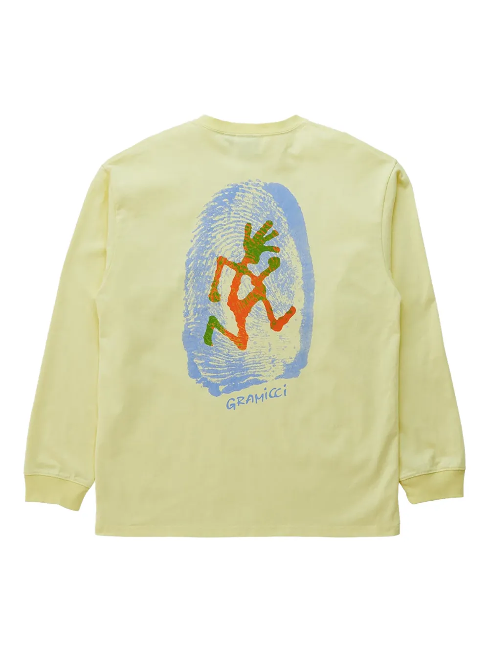Gramicci thumbprint long-sleeve sweatshirt - Verde