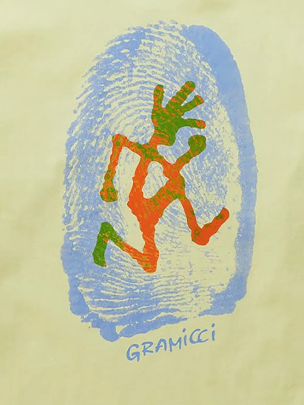 Gramicci thumbprint long-sleeve sweatshirt - Groen