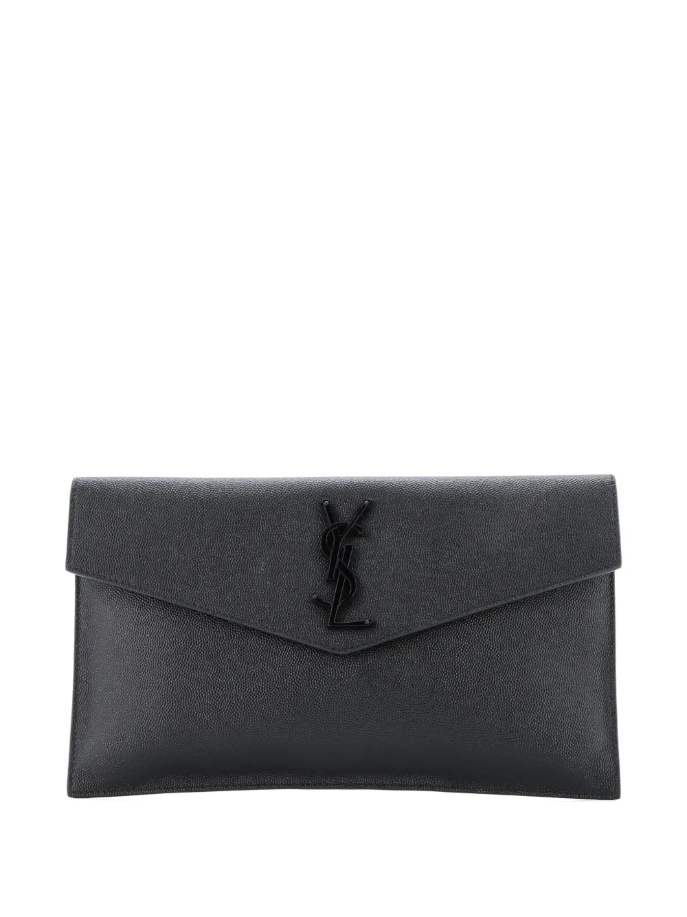 Saint Laurent Pre-Owned Uptown Pouch Leather clutch bag - Nero