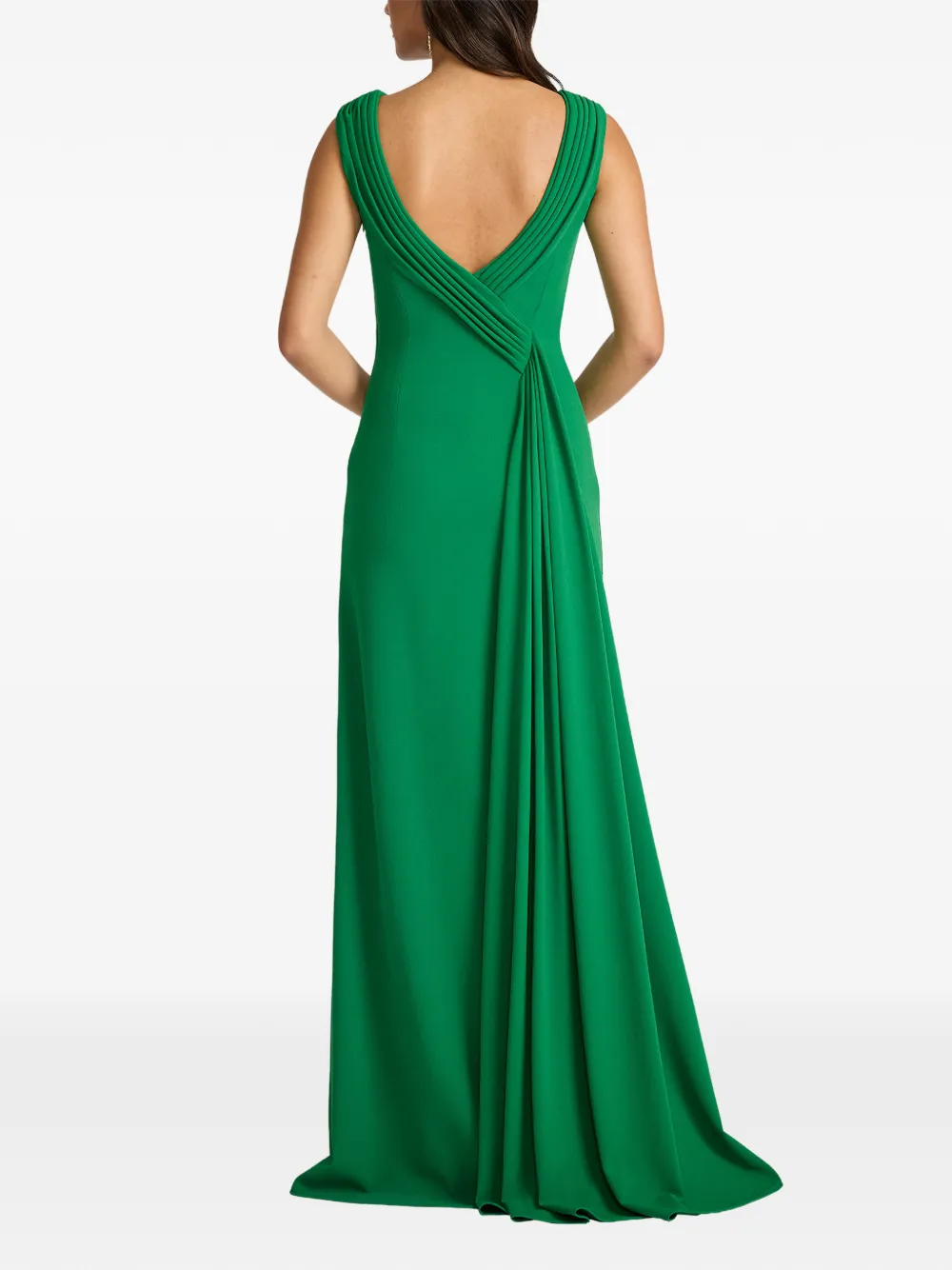 Tadashi Shoji Maxi-jurk met hoge hals Groen