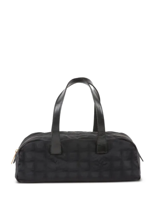Chanel Pre-owned 2000s Travel Line Tote Bag in Black