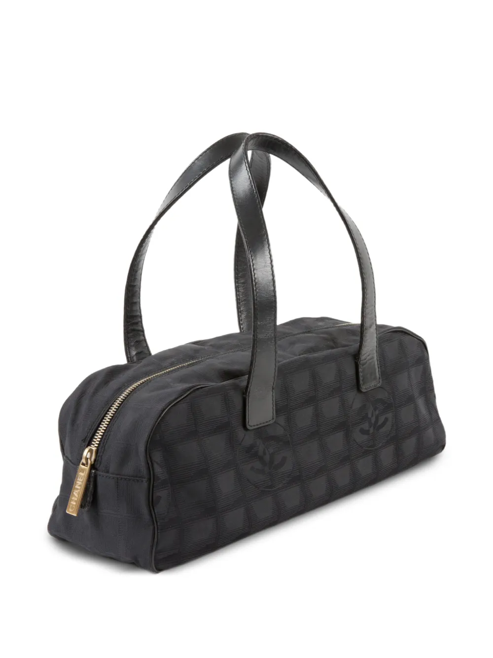 Chanel Pre-owned 2000s Travel Line Tote Bag in Black, view 2