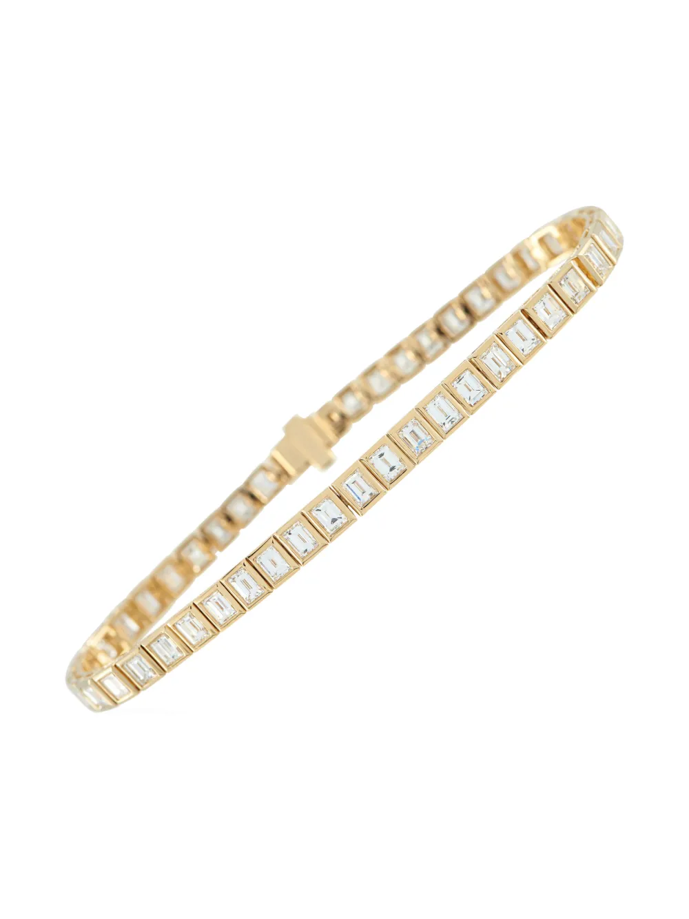 LB Exclusive diamond step-cut bracelet - Gold