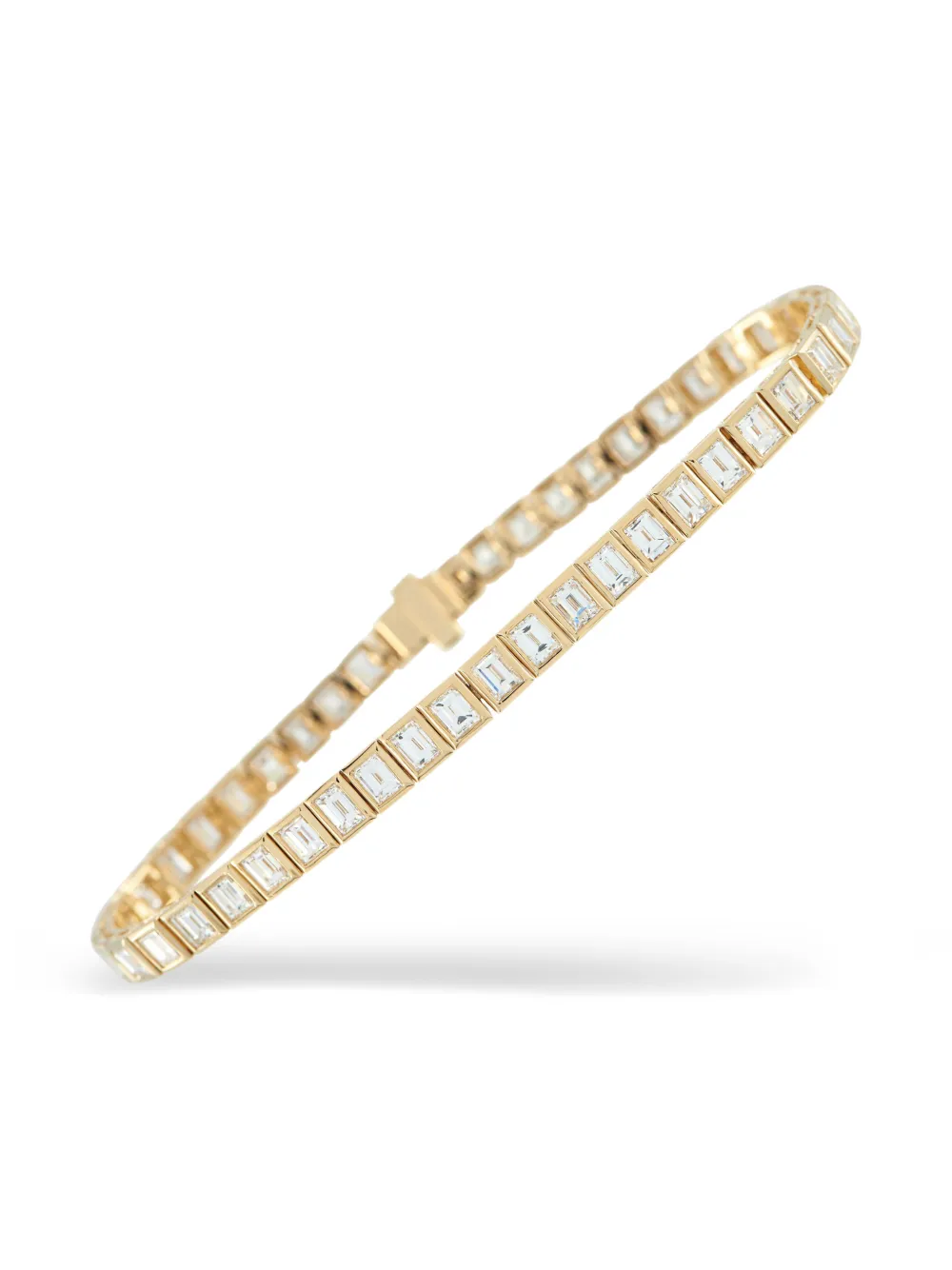 LB Exclusive diamond step-cut bracelet - Gold