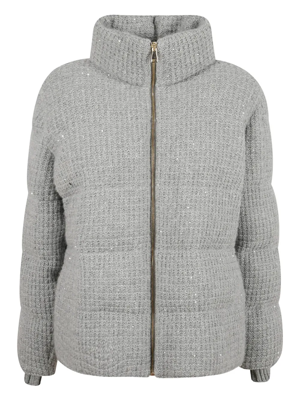 Fabiana Filippi sequin quilted jacket - Grigio