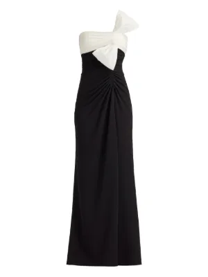 Tadashi Shoji bow-detail Strapless Maxi Dress | White