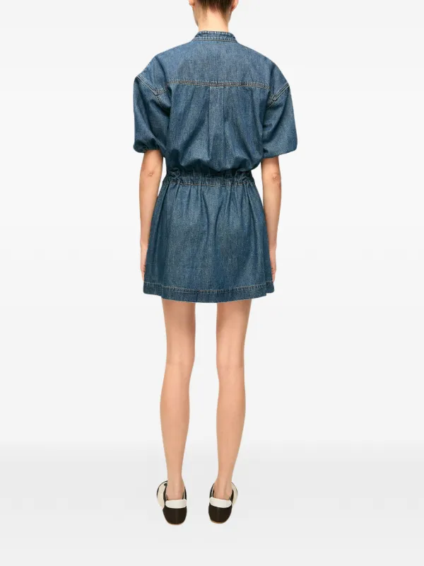 veronica beard denim mini dress Veronica Beard Korinda Mini Shirtdress | Pool Party