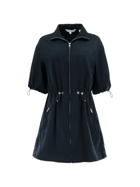 Veronica Beard 드로스트링 지퍼 미니 드레스