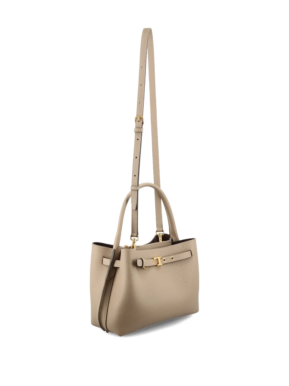 Tod's Mini-shopper met gespdetail Beige