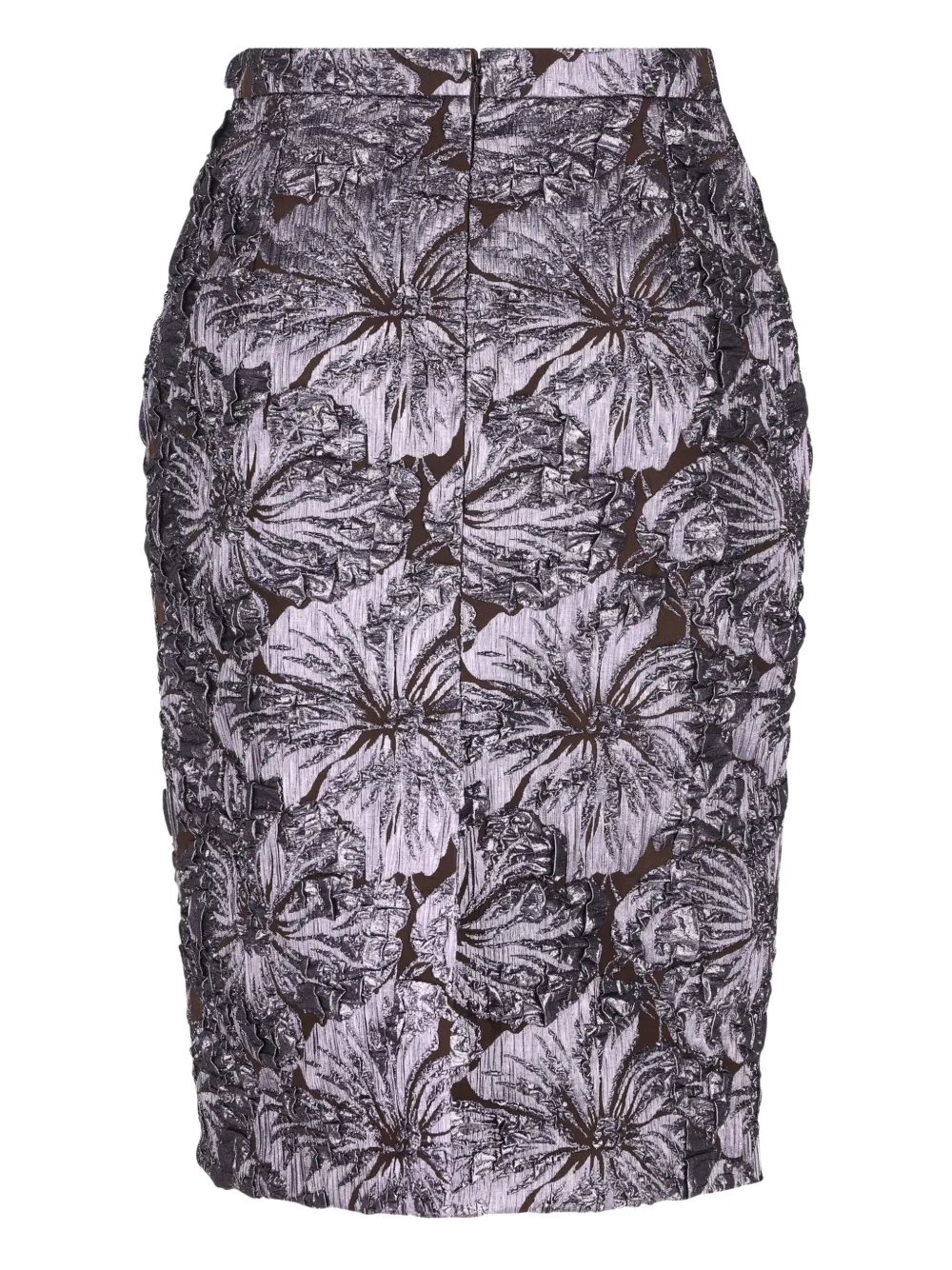 Gucci floral midi skirt - Paars