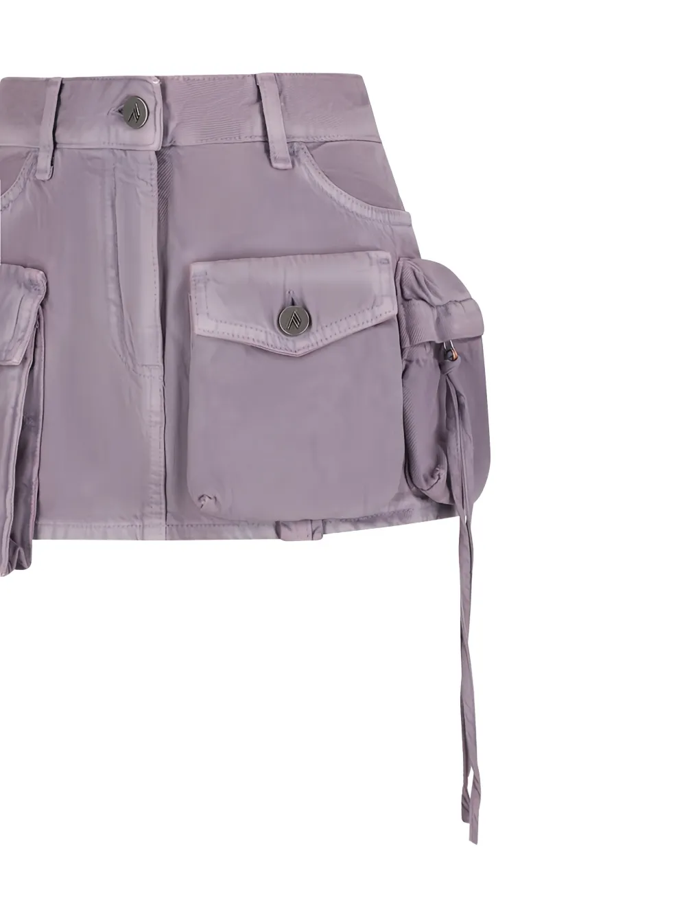 The Attico Fay mini-rok Grijs