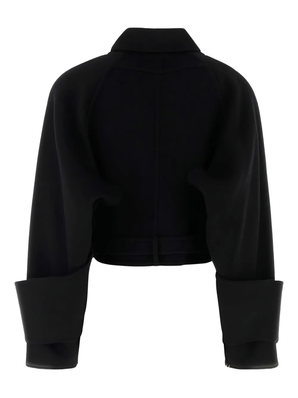  Chloé Belted Wool Jacket - Black 