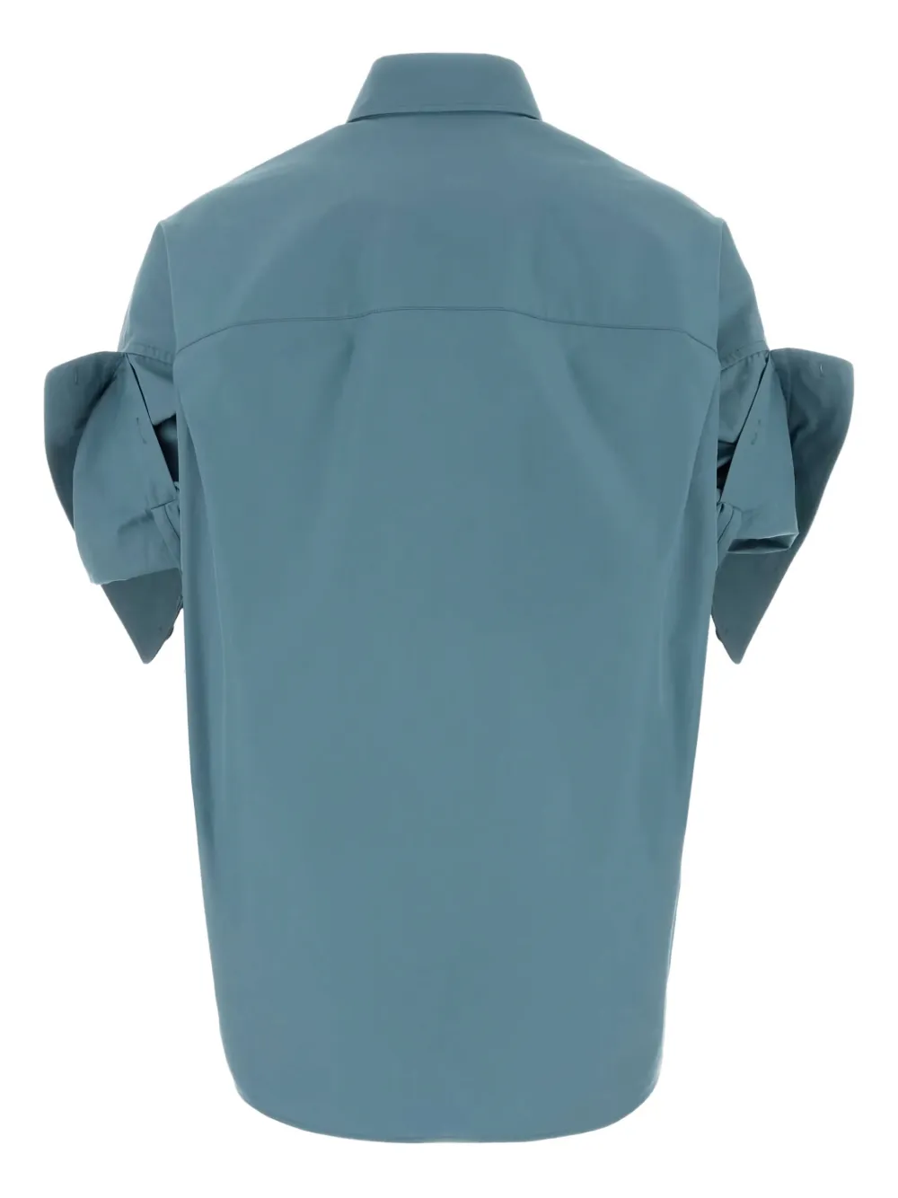 Balenciaga oversized short-sleeve shirt - Blauw
