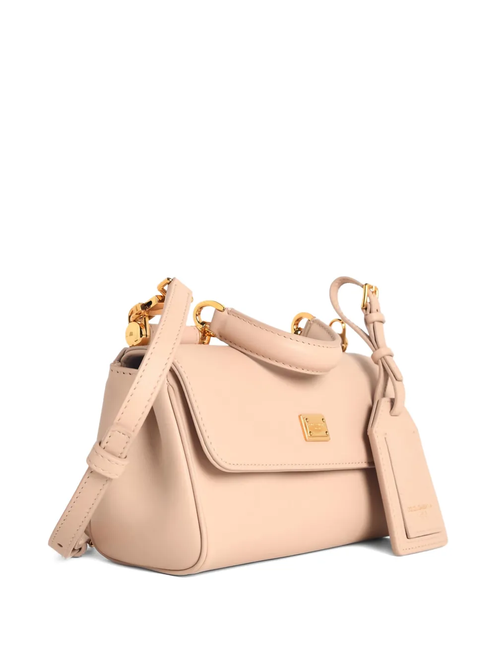 Dolce & Gabbana My Sicily leren mini-shopper Roze
