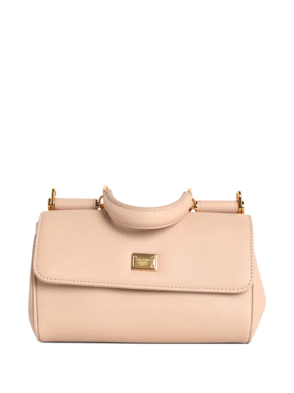 Dolce & Gabbana マイ シシリー レザーハンドバッグ | ピンク 