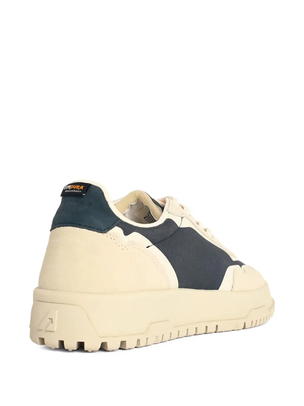 Autry WildPace suède sneakers met microgaten Beige