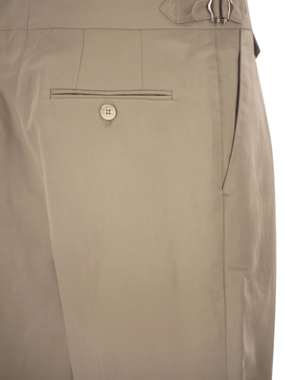 Brunello Cucinelli Shorts met omgeslagen rand Beige