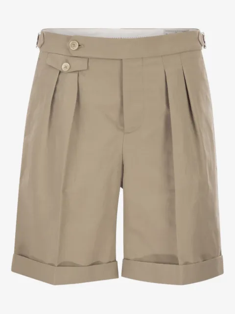 Brunello Cucinelli turn-up hem shorts